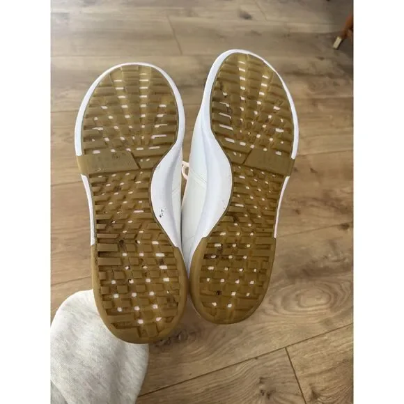 TRAVIS MATHEW 8.5 The Daily Pro Hybrid white gum golf shoe Tennis Lace sneaker